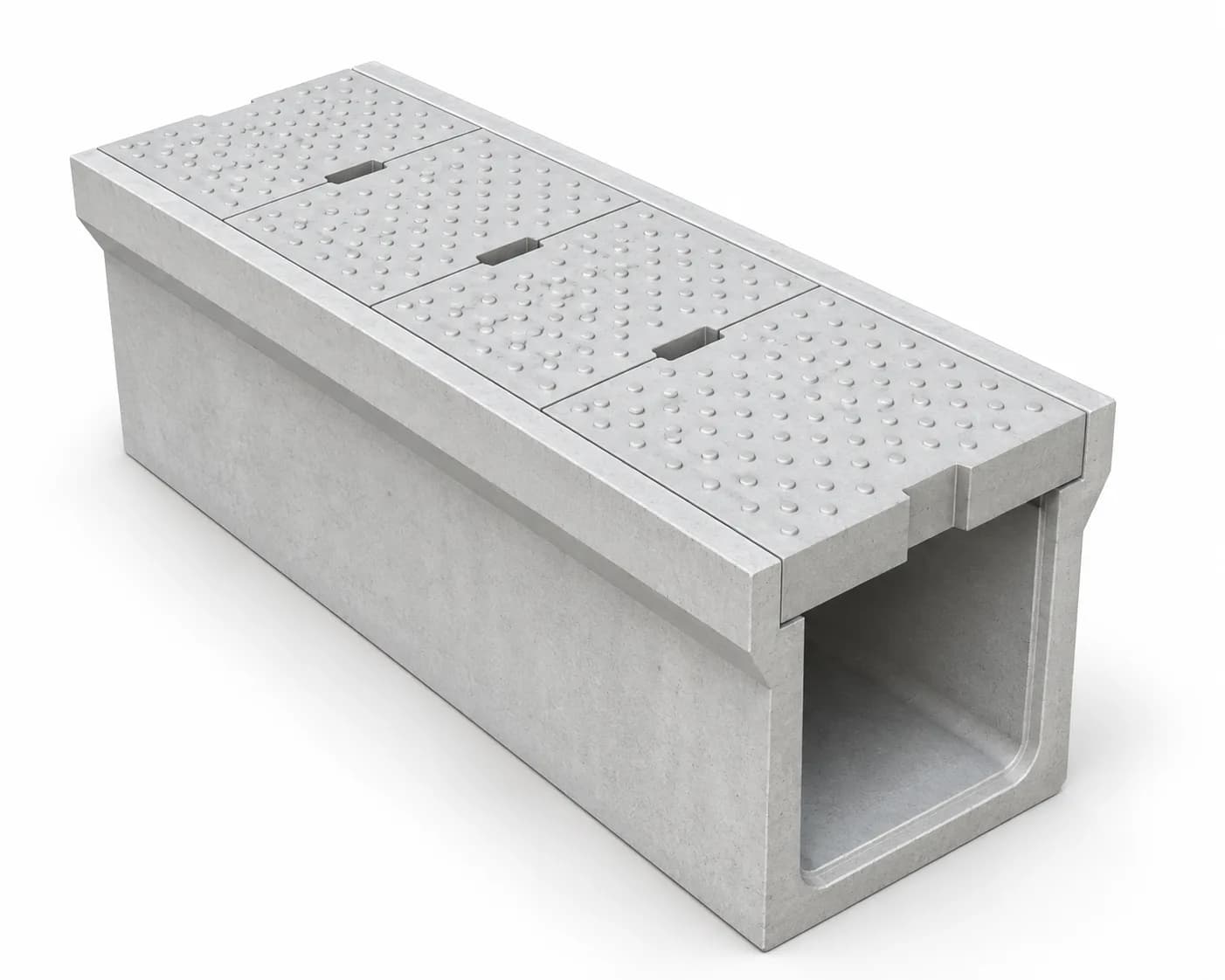 Heavy duty precast RCC U drain for roadside, highway and stormwater drainage projects in Gujarat